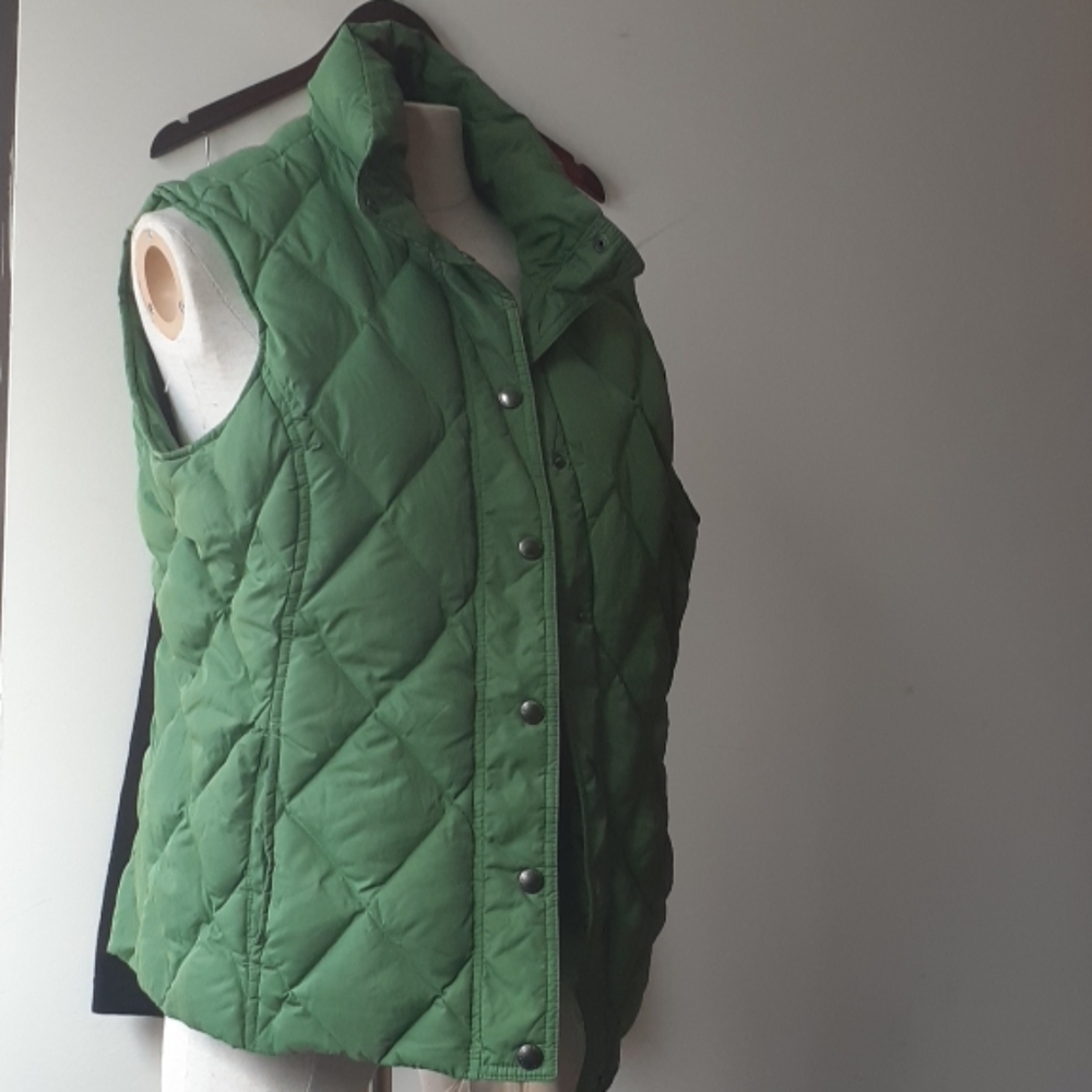 LL Bean green vest medium